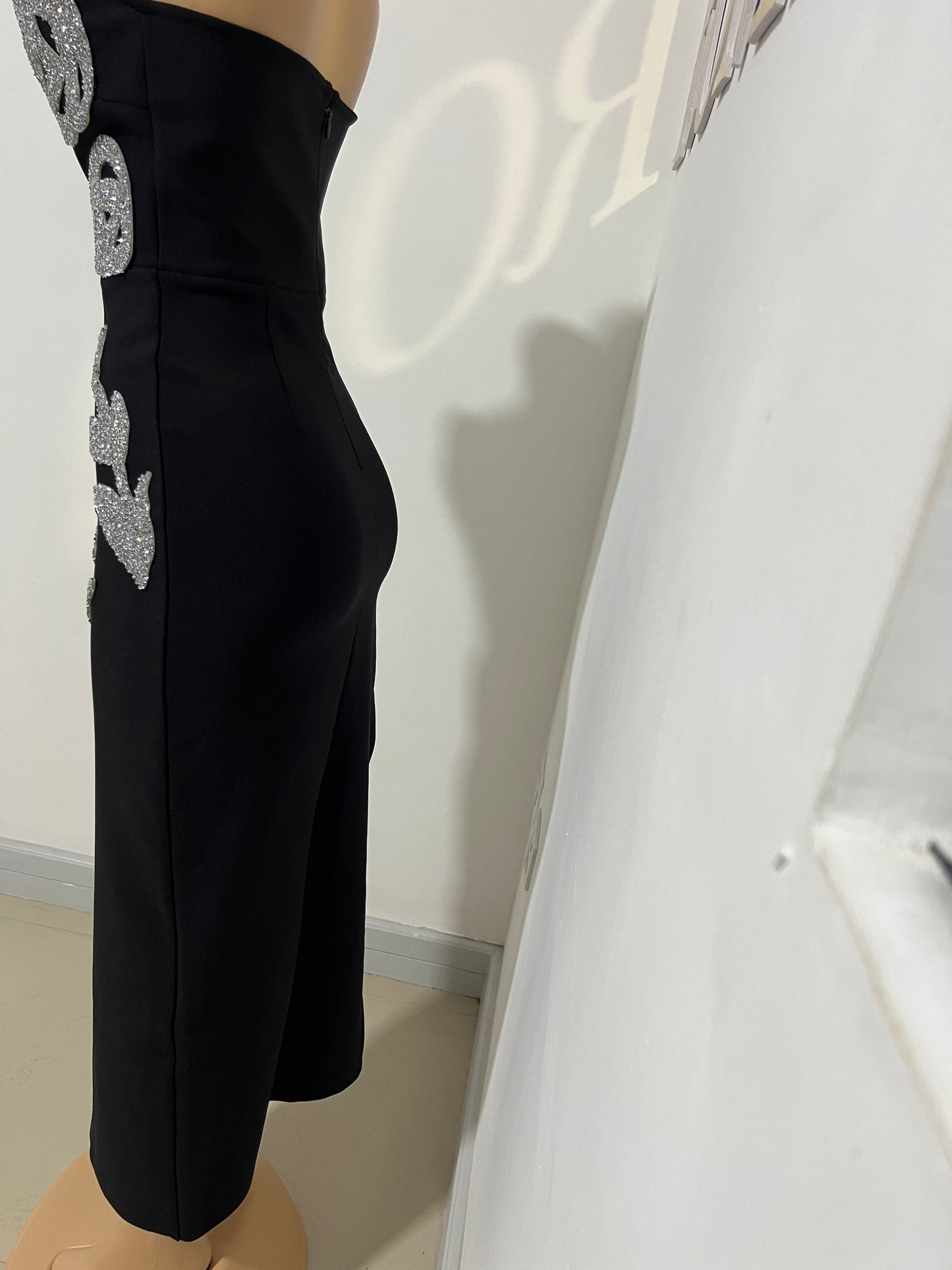 Octavia Glam Bandage Dress (Black)