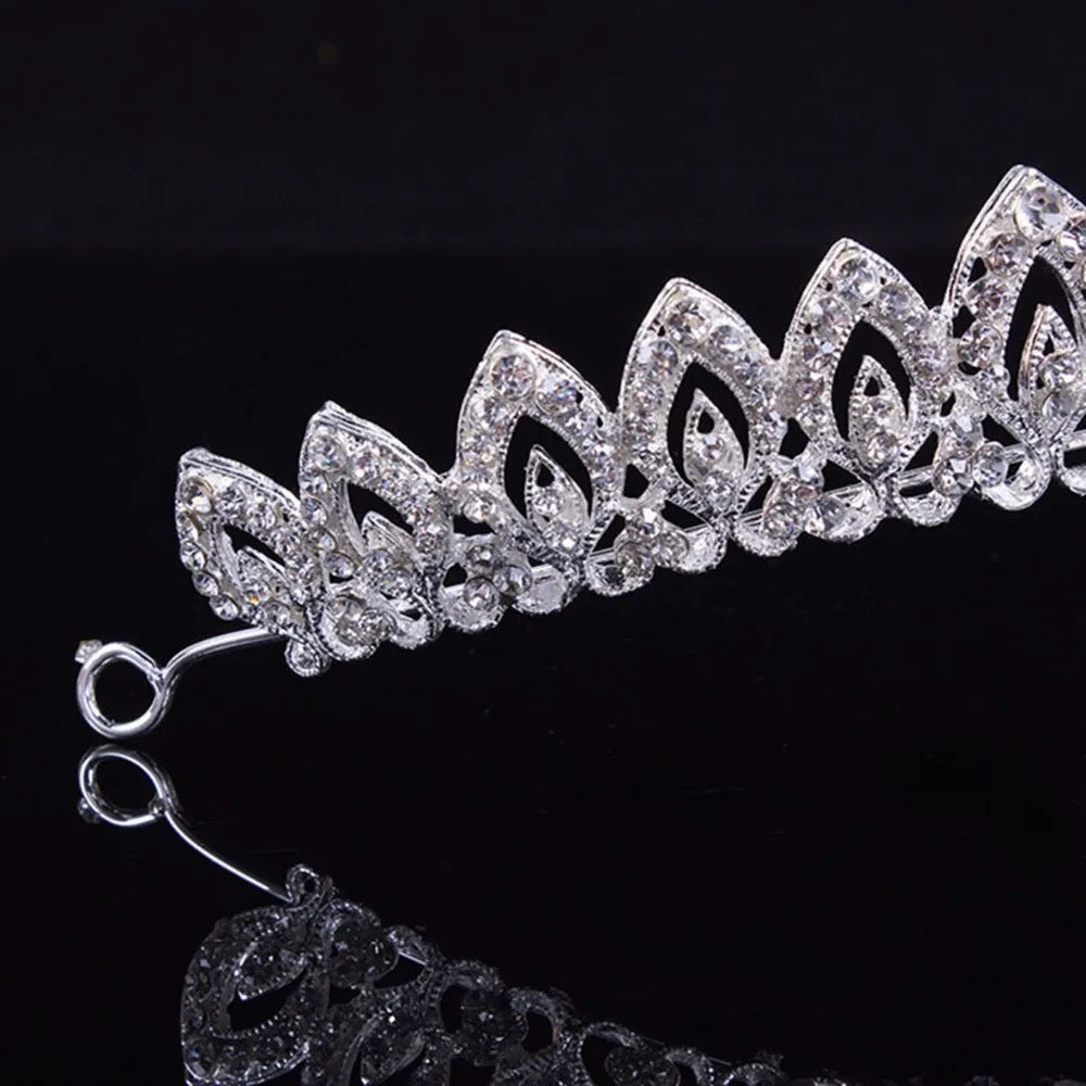 Anna Crystal Tiara (Silver)
