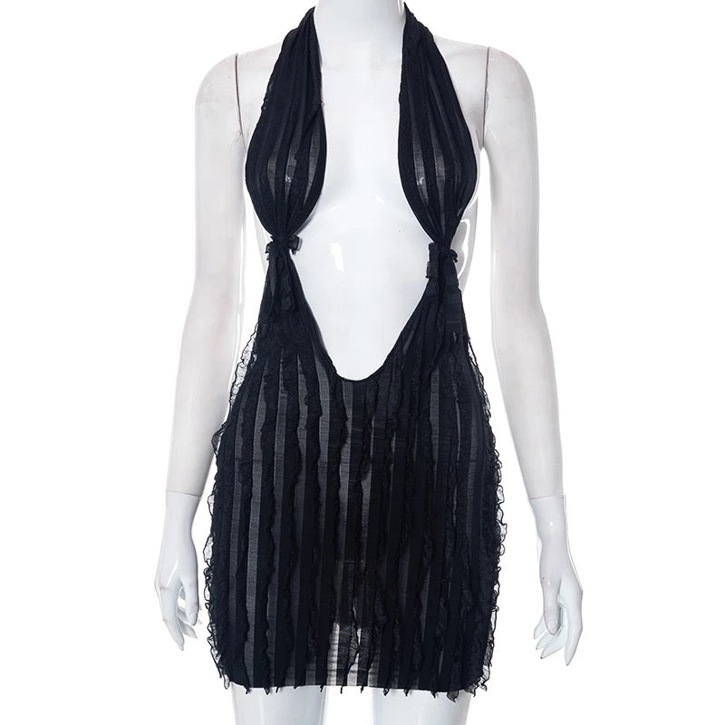 Lily Mini Dress (Black)