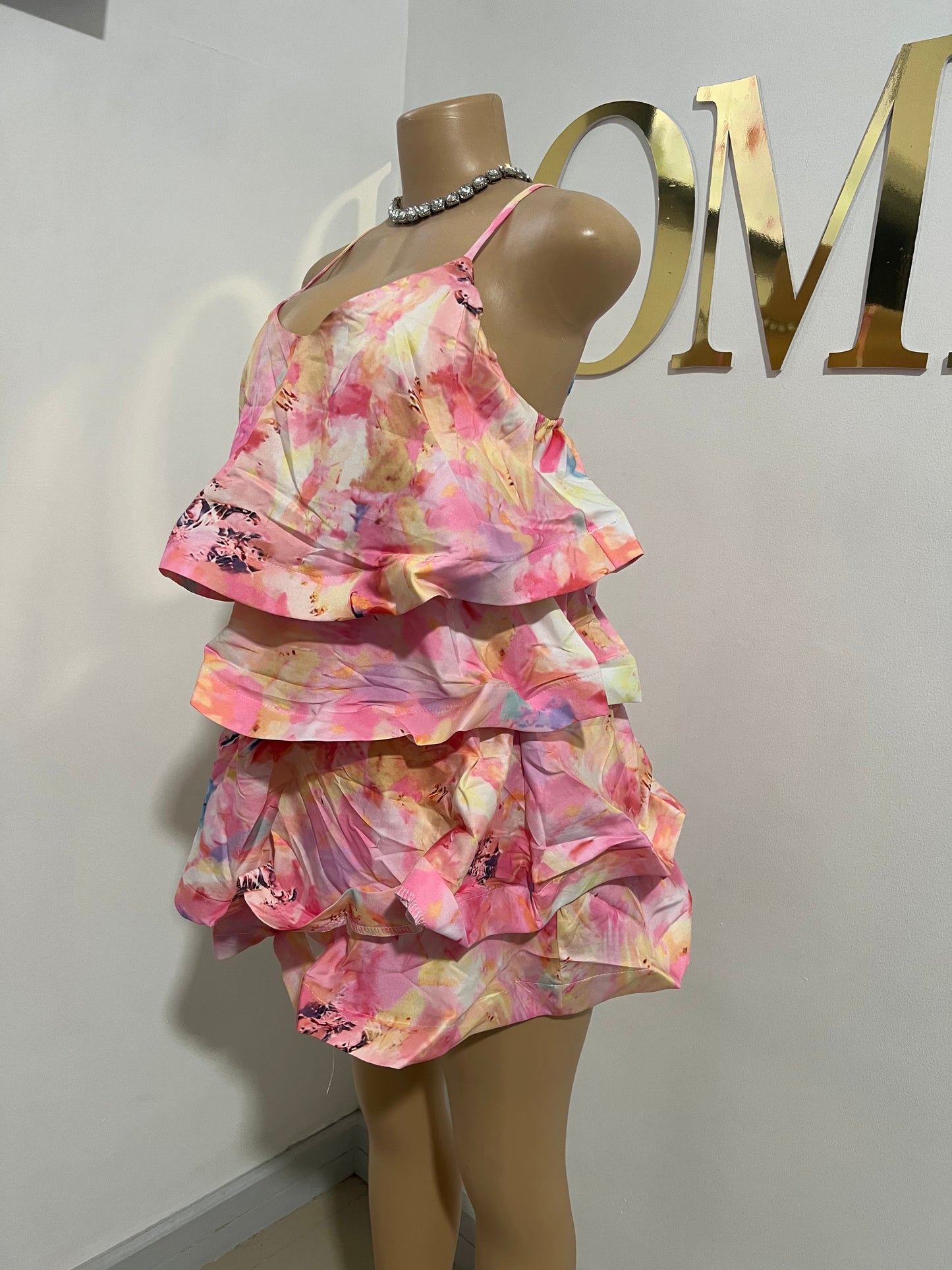 Pharaoh Dress (Pink- Colorful)