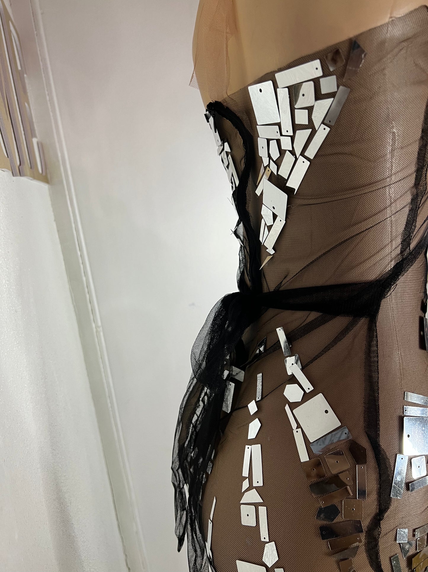 Mirror Mesh Dress