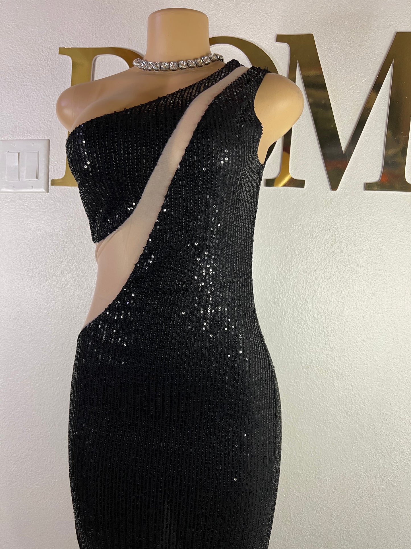 Emma Long Dress (Black)