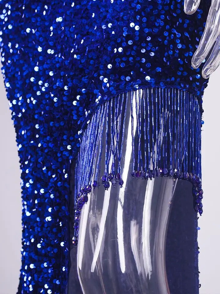 Kayan Glam Dress (Blue)