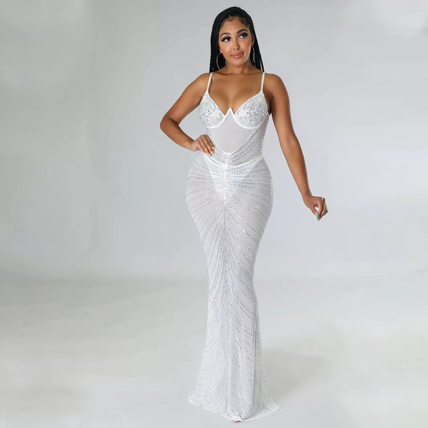 Medusa Dress 2 (White)