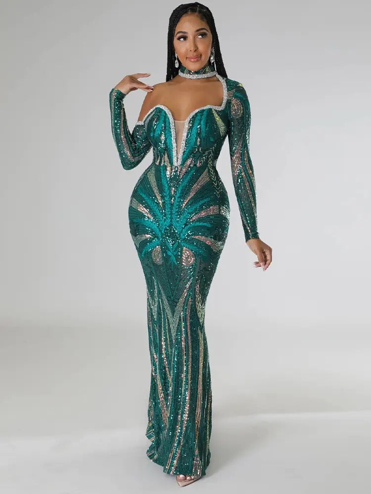 Naomi Dress (Green)