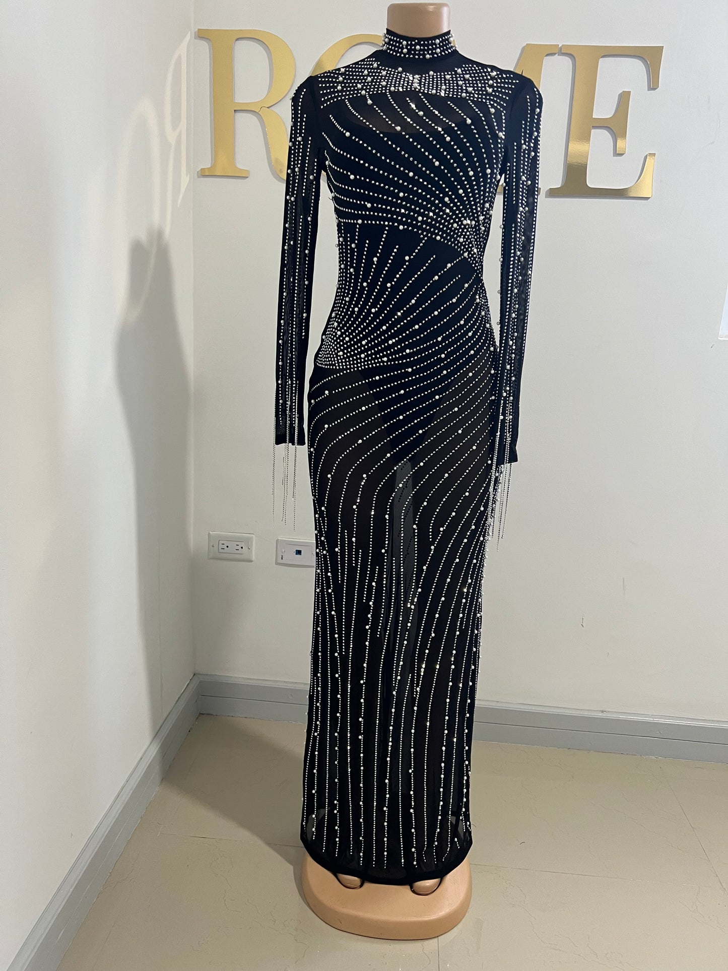 Ellie Long Dress (Black)