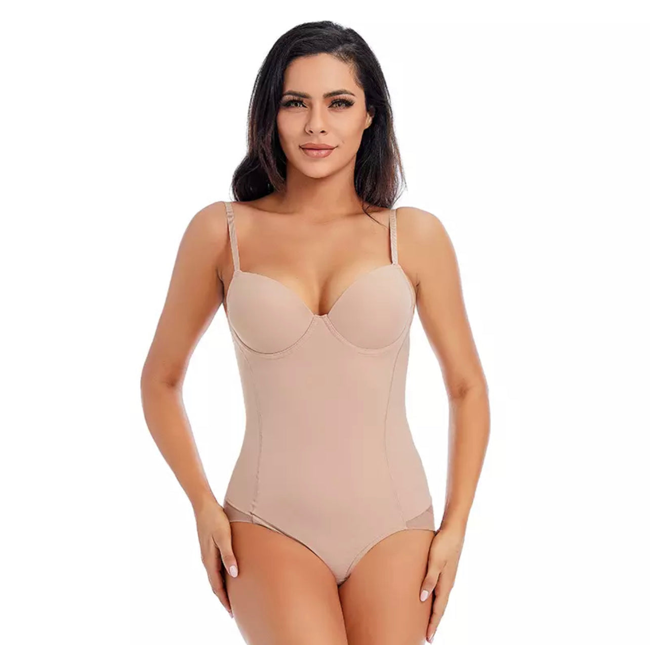 Shapewear Lingerie Bodysuit (Brown)