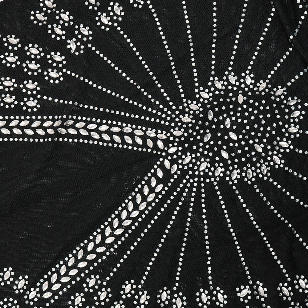 Camila Fringe Dress (Black)