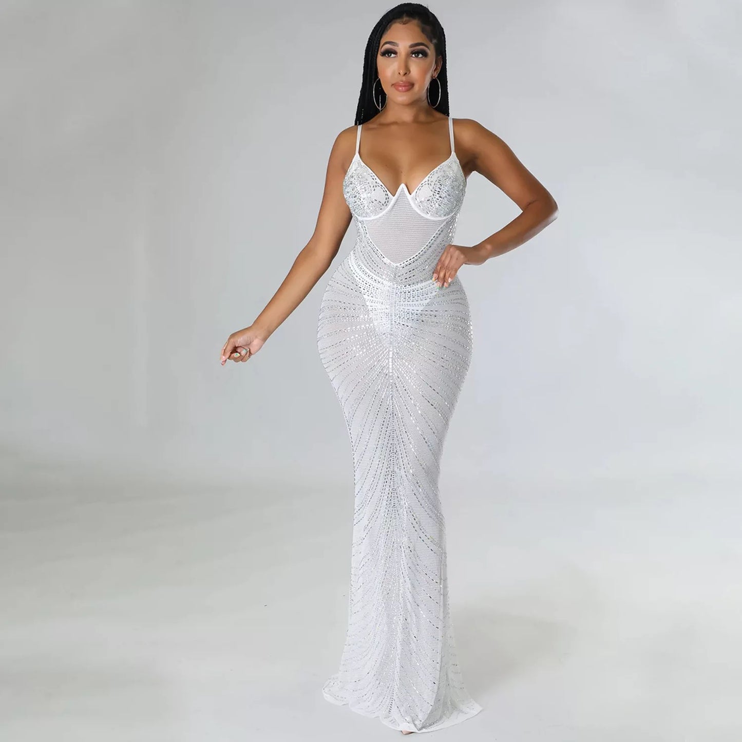 Medusa Dress 2 (White)