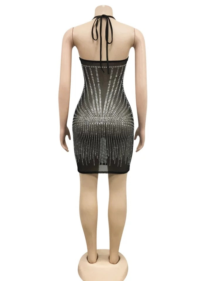 Medusa Mini Dress (Nude)