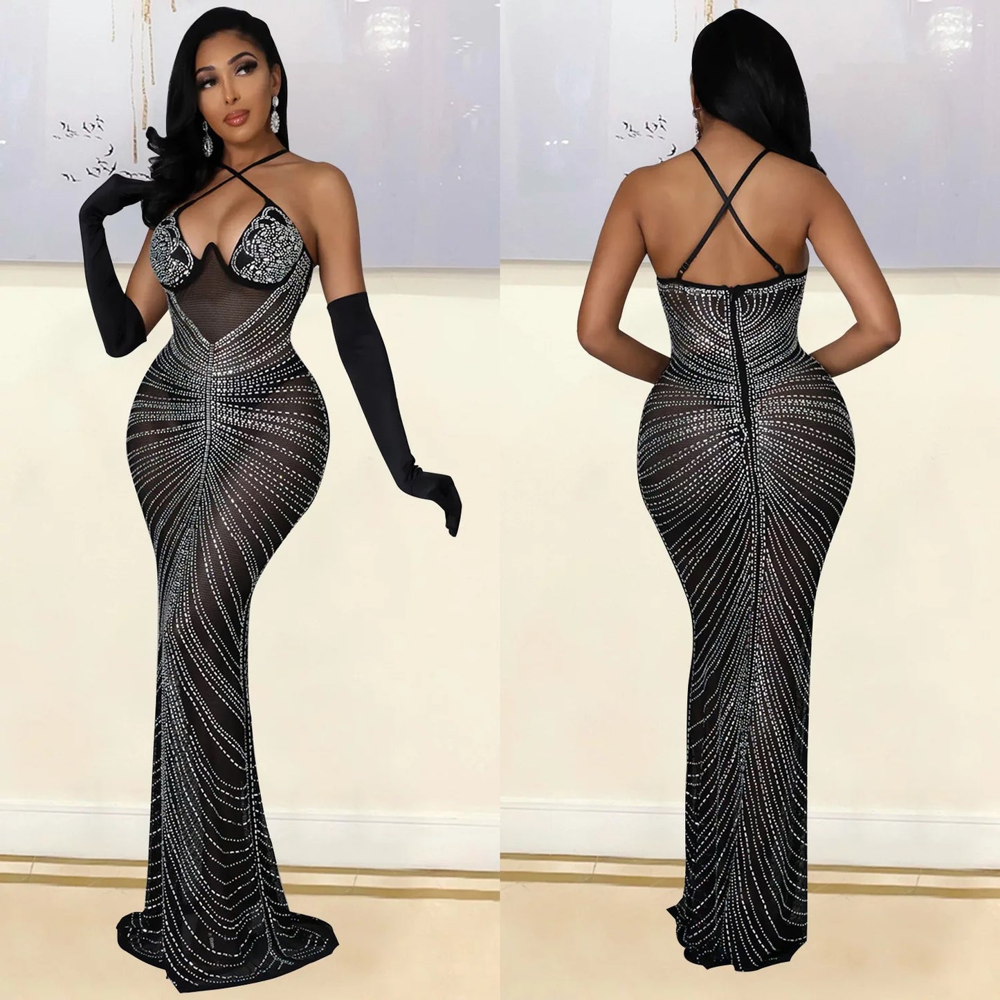 Medusa Dress 2 (White)