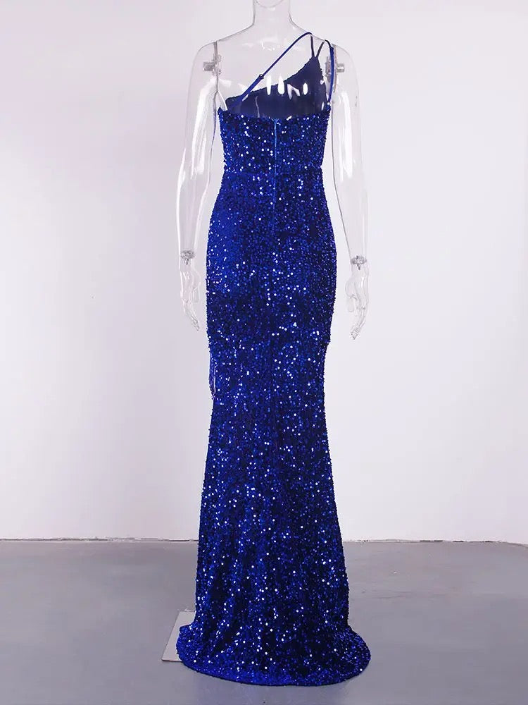 Kayan Glam Dress (Blue)