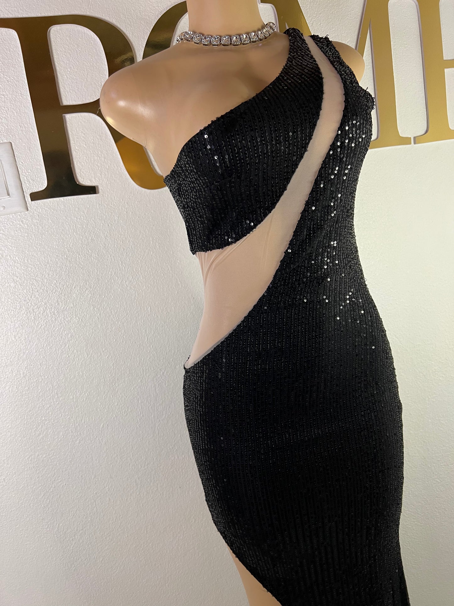 Emma Long Dress (Black)