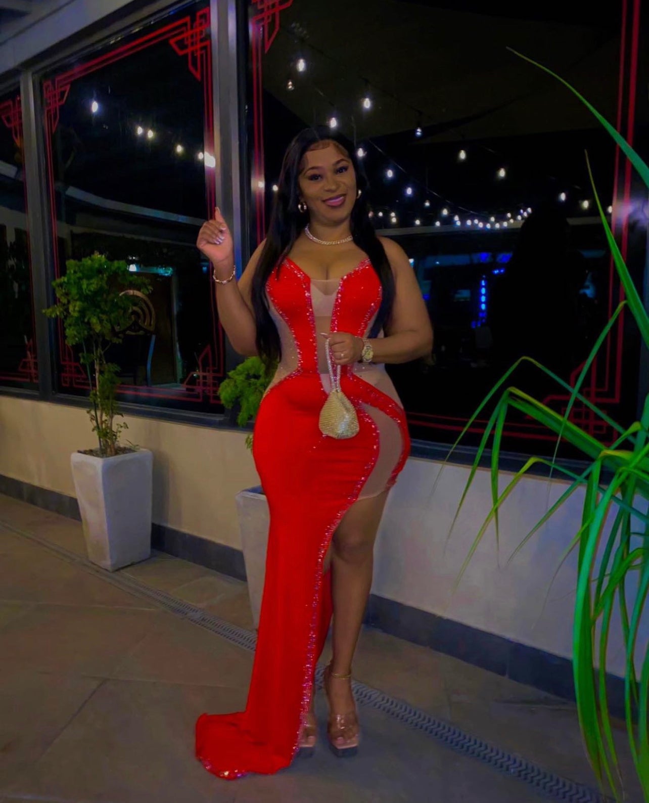 Gaia Crystal Dress (White)