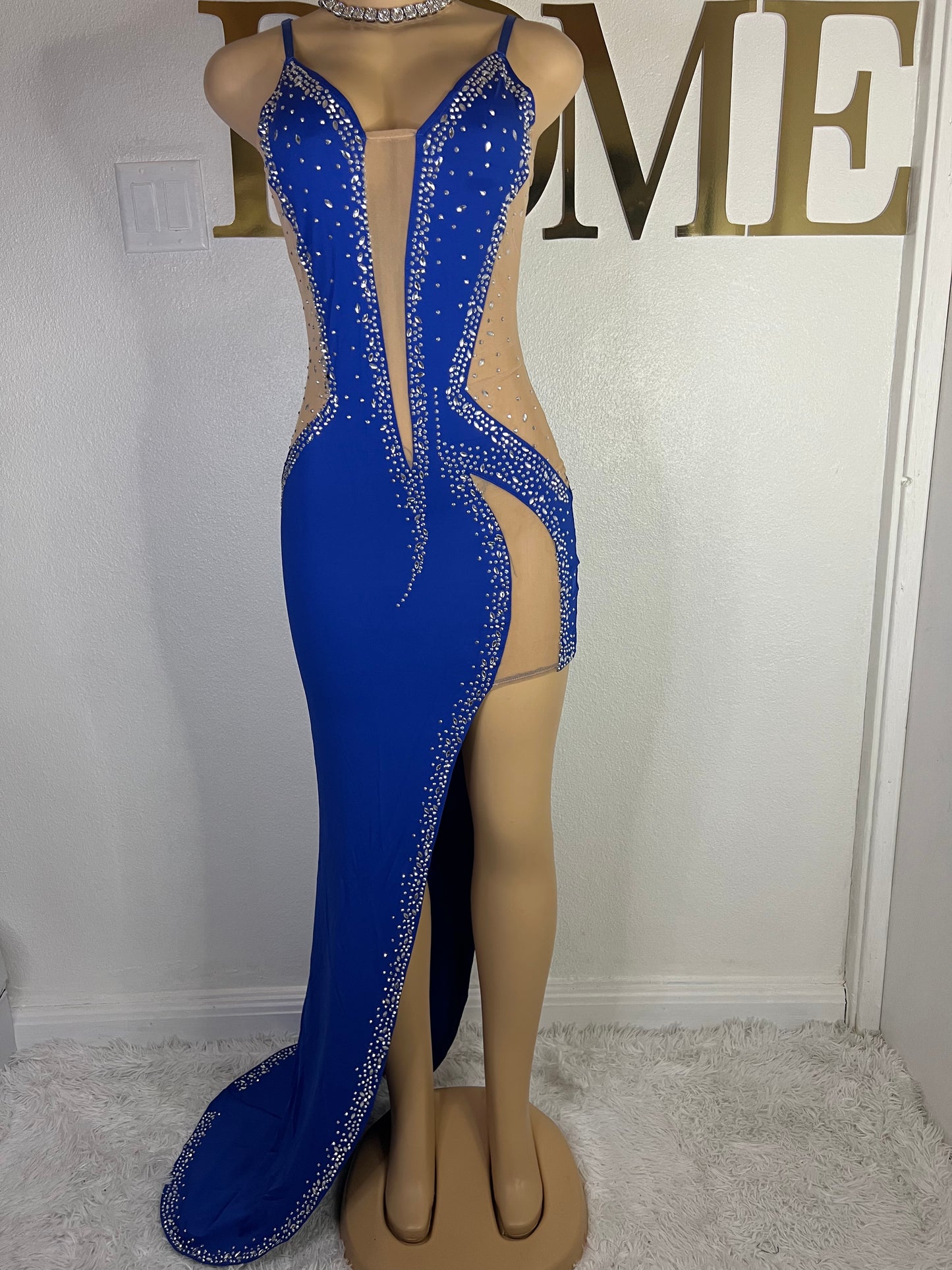 Gaia Crystal Dress (Blue)