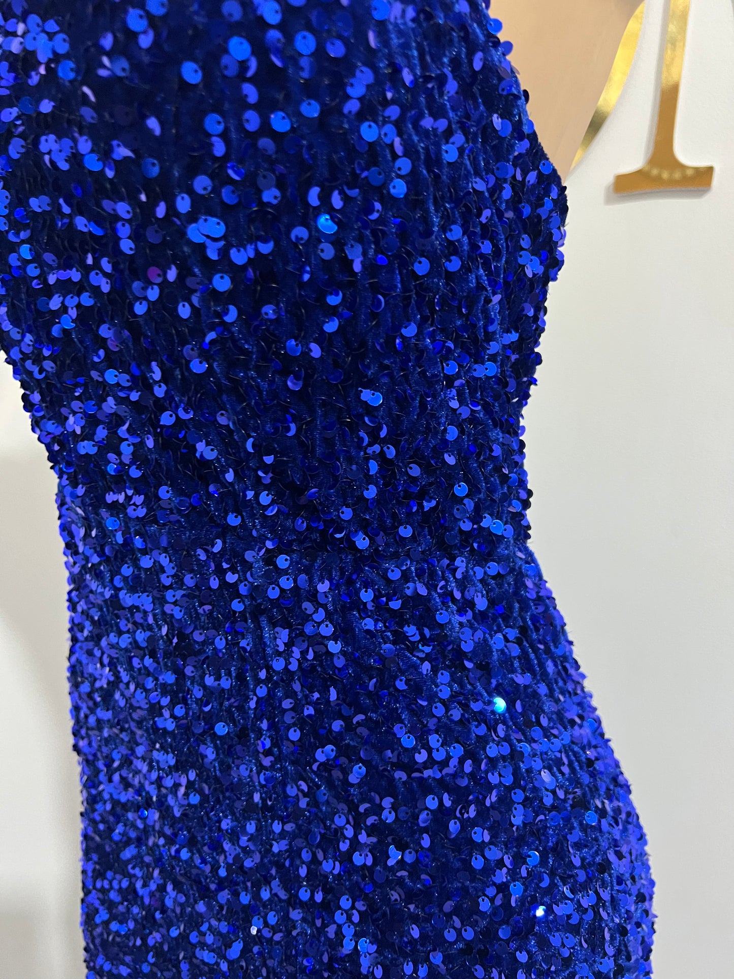 Christina Glam Dress (Blue)