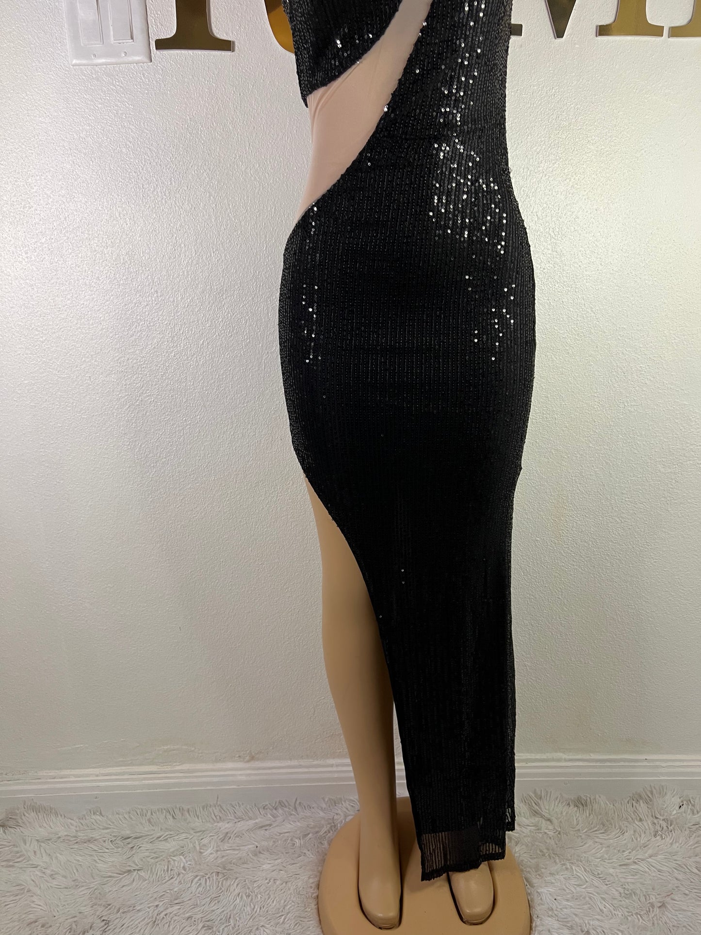 Emma Long Dress (Black)