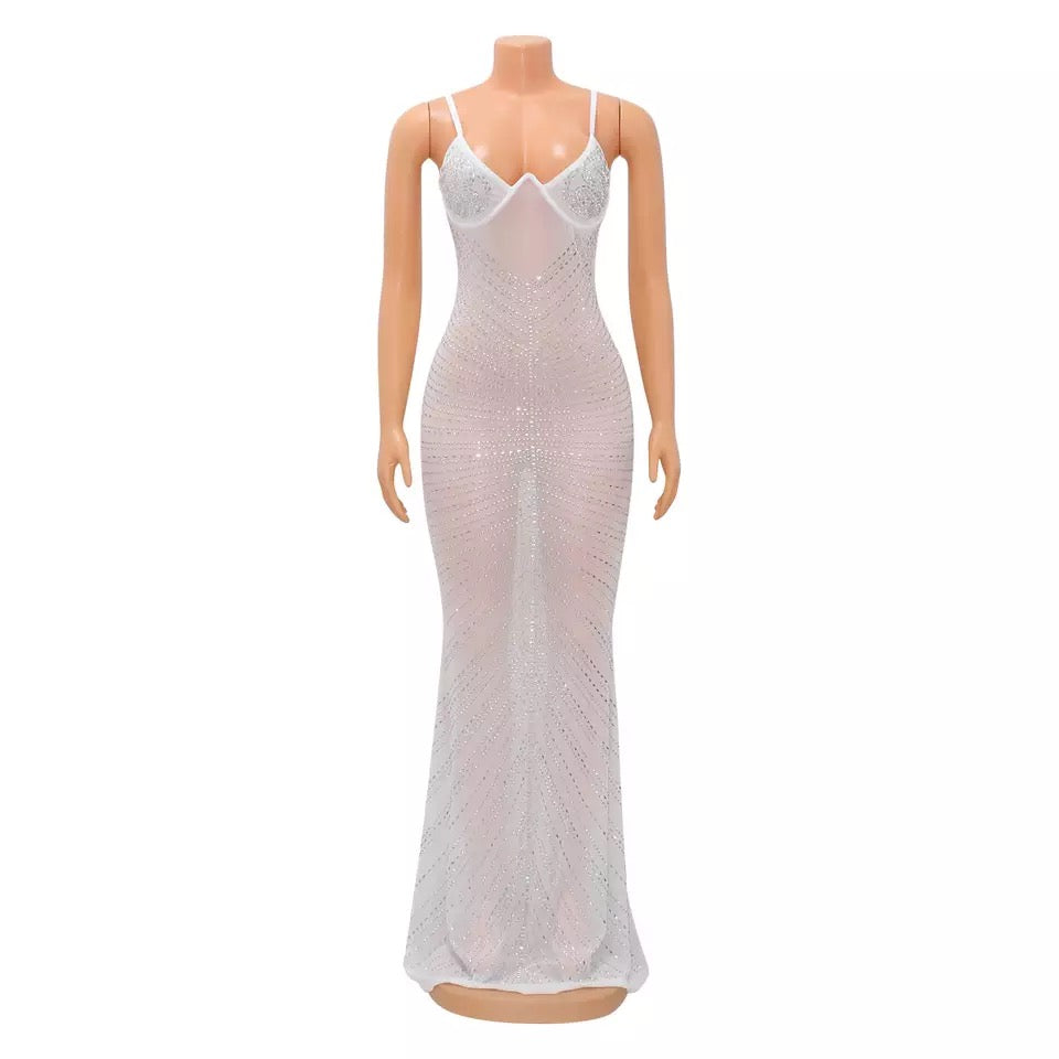 Medusa Dress 2 (White)