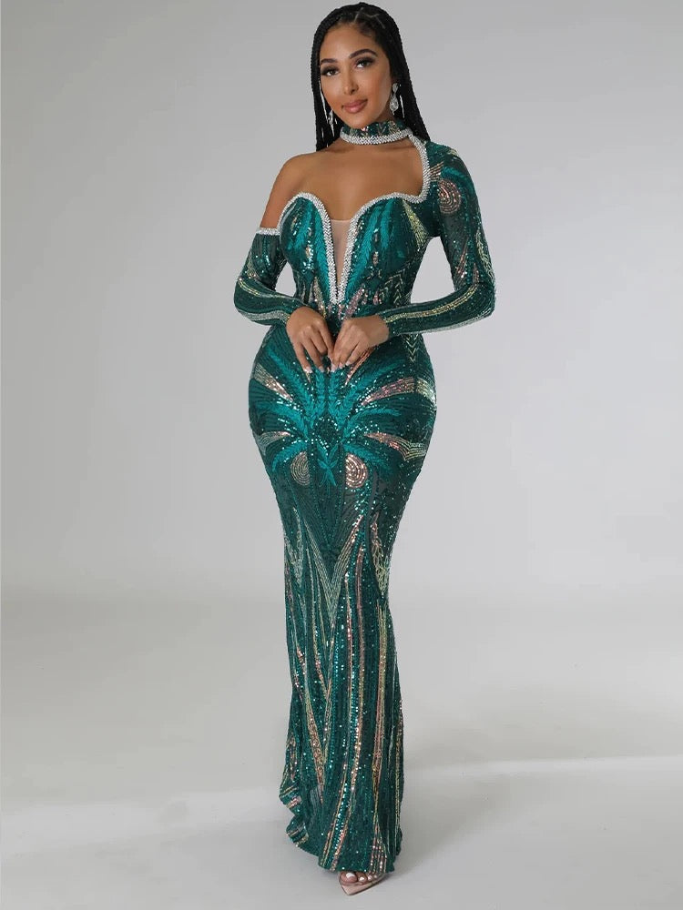 Naomi Dress (Green)
