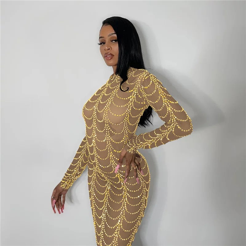 Ariana Grand Dress (Brown)