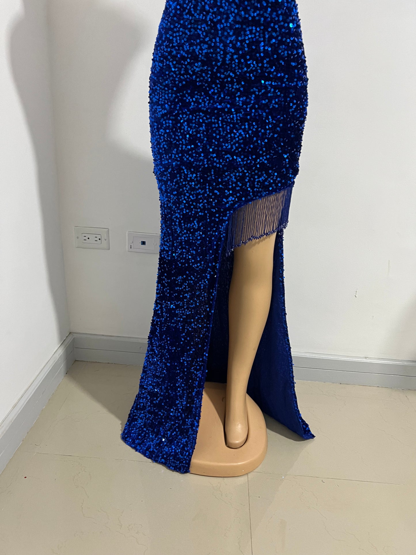 Kayan Glam Dress (Blue)