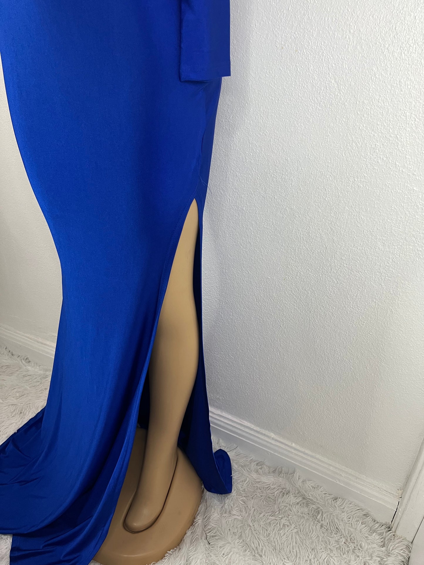 Kerry Long Sleeve Dress (Blue)
