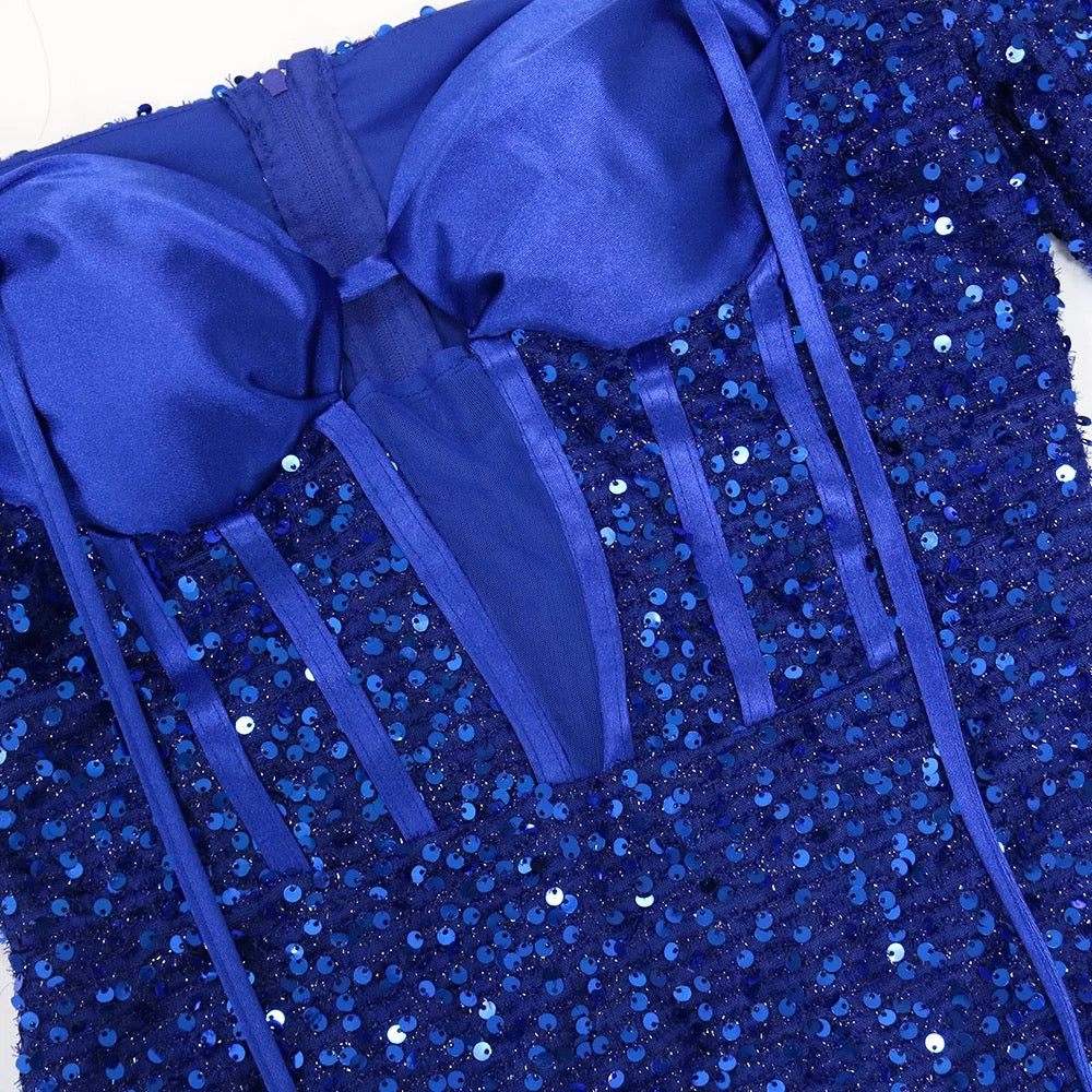 Sofia Vibe Dress (Blue)