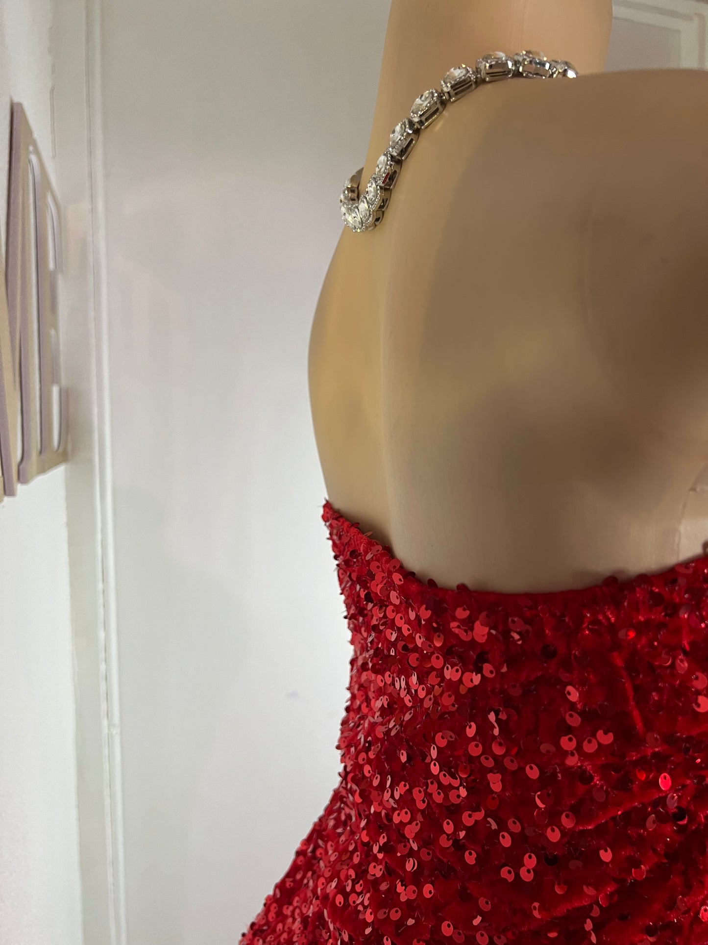 Holly Molly Fur Dress (Red)