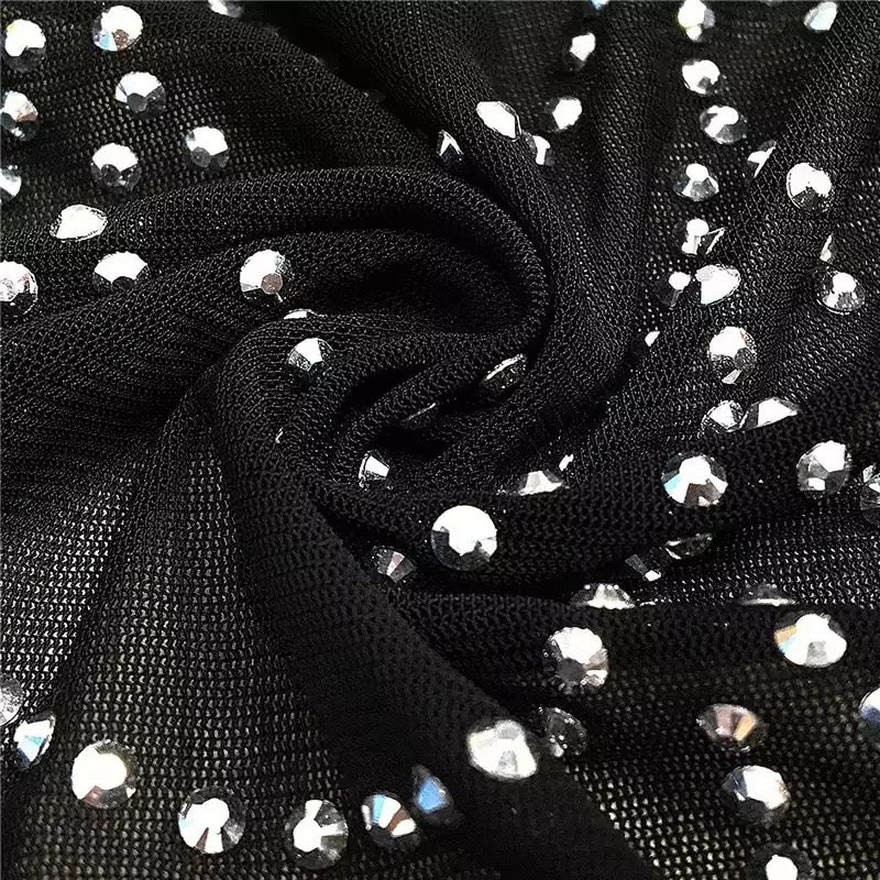 Ariana Grand Dress (Black & Silver)