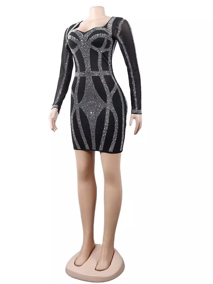 Juno Sweetheart Dress (Nude)