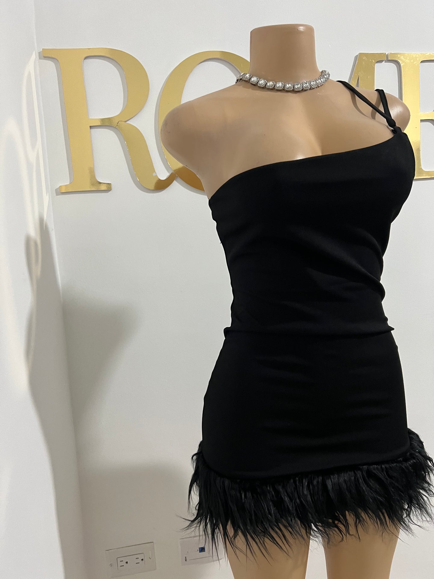 Moira Mini Dress (Black)