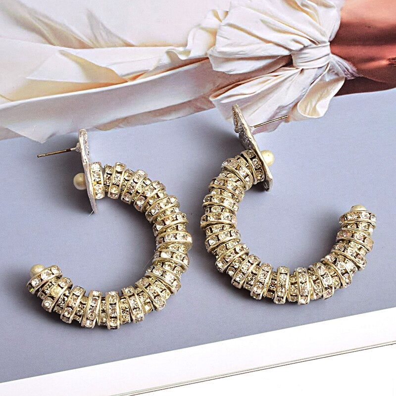 Channing Diamond Earrings (Silver)