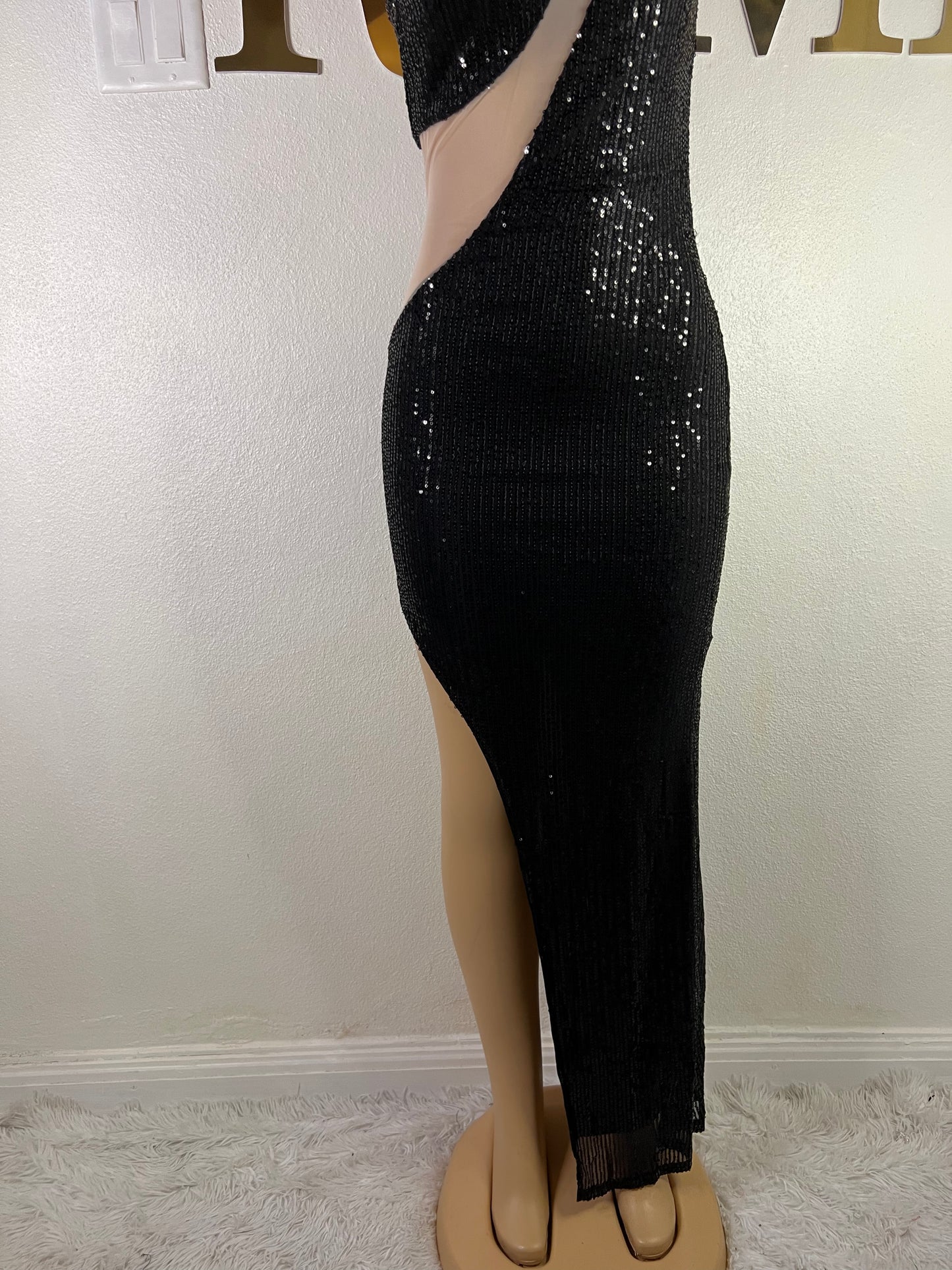 Emma Long Dress (Black)