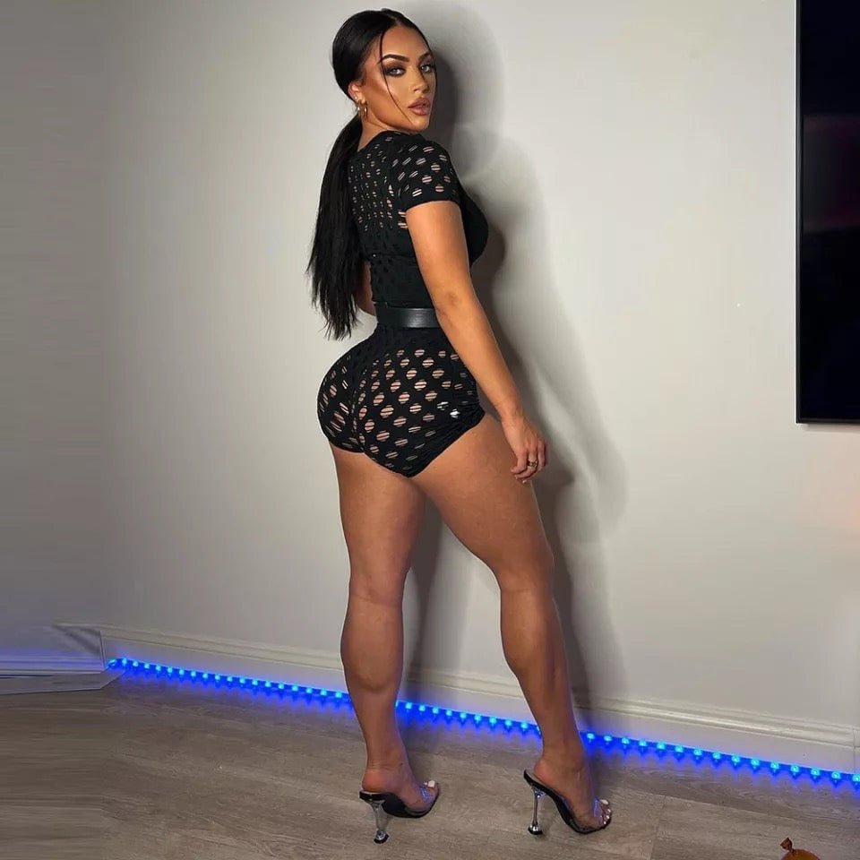 Valencia Romper (Black)