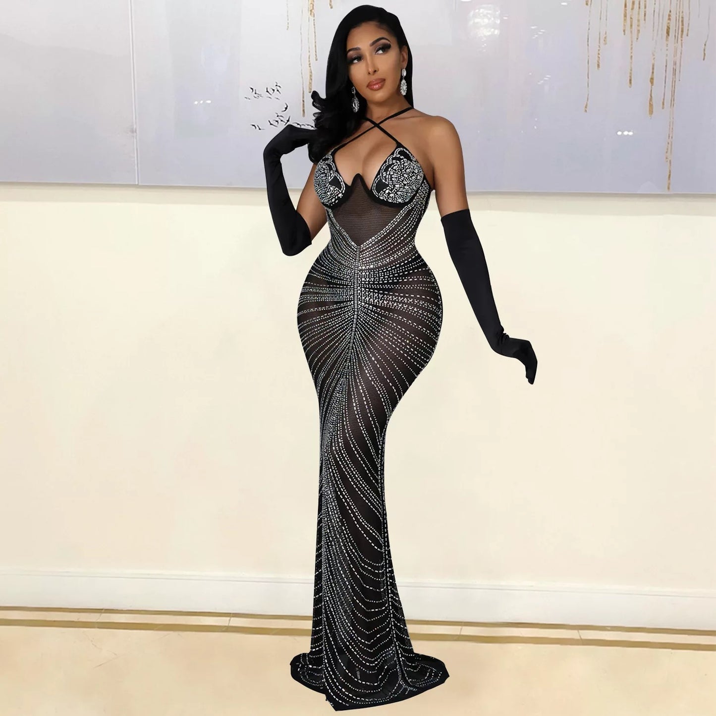 Medusa Dress 2 (White)