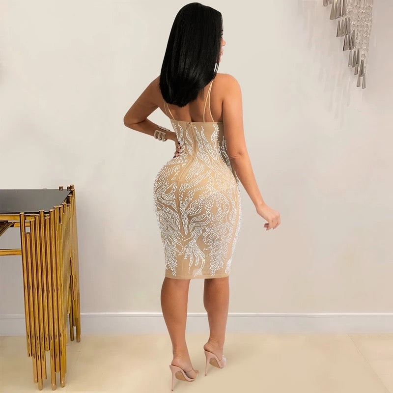 Delilah Dress (Nude)