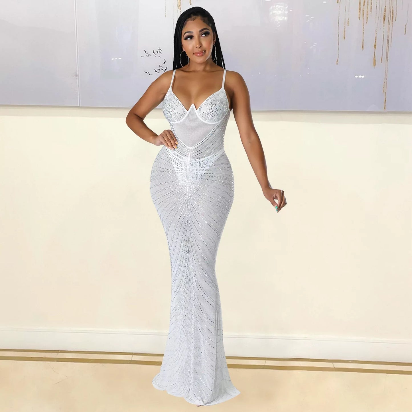 Medusa Dress 2 (White)