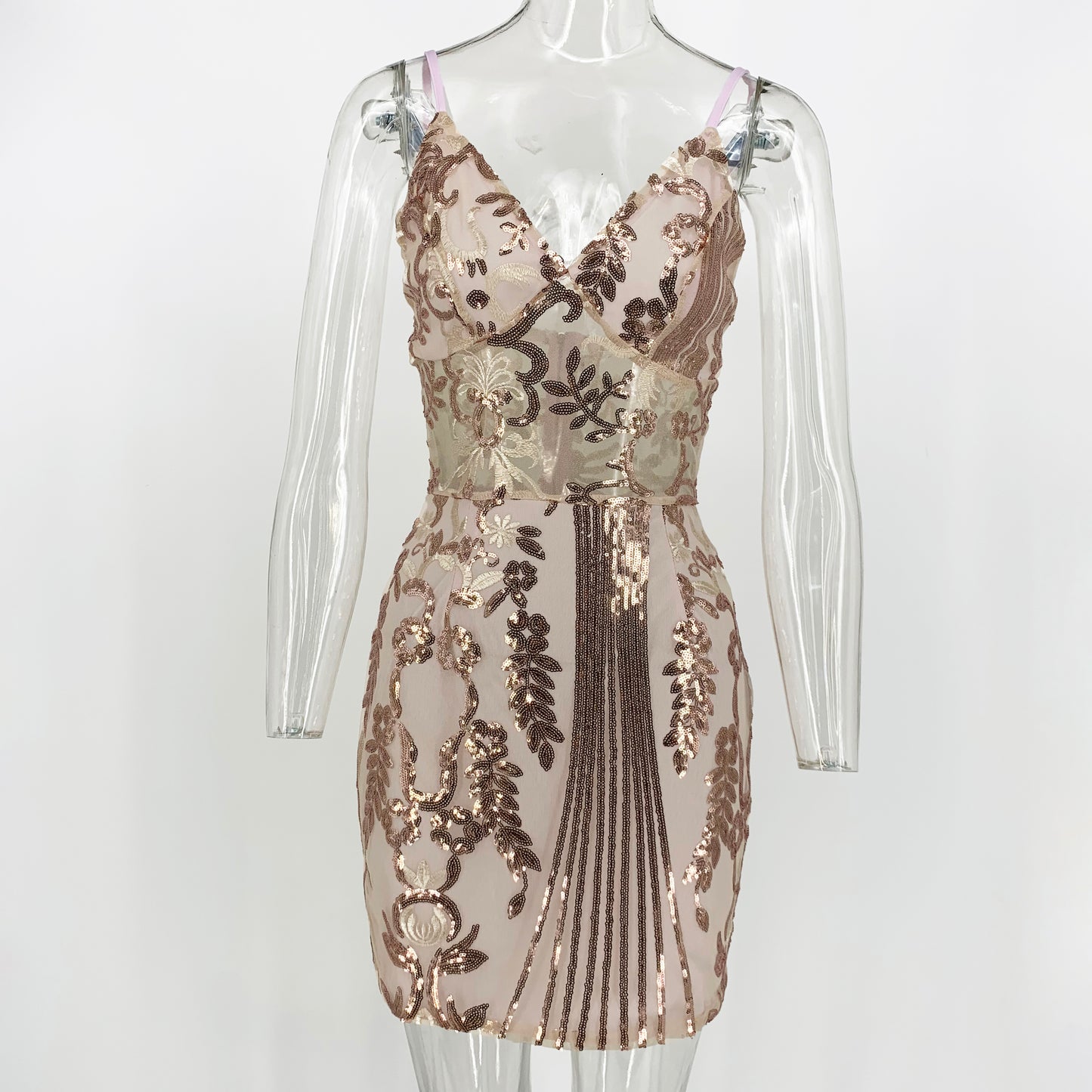 Birthday Sequin Dress (Rose Gold)