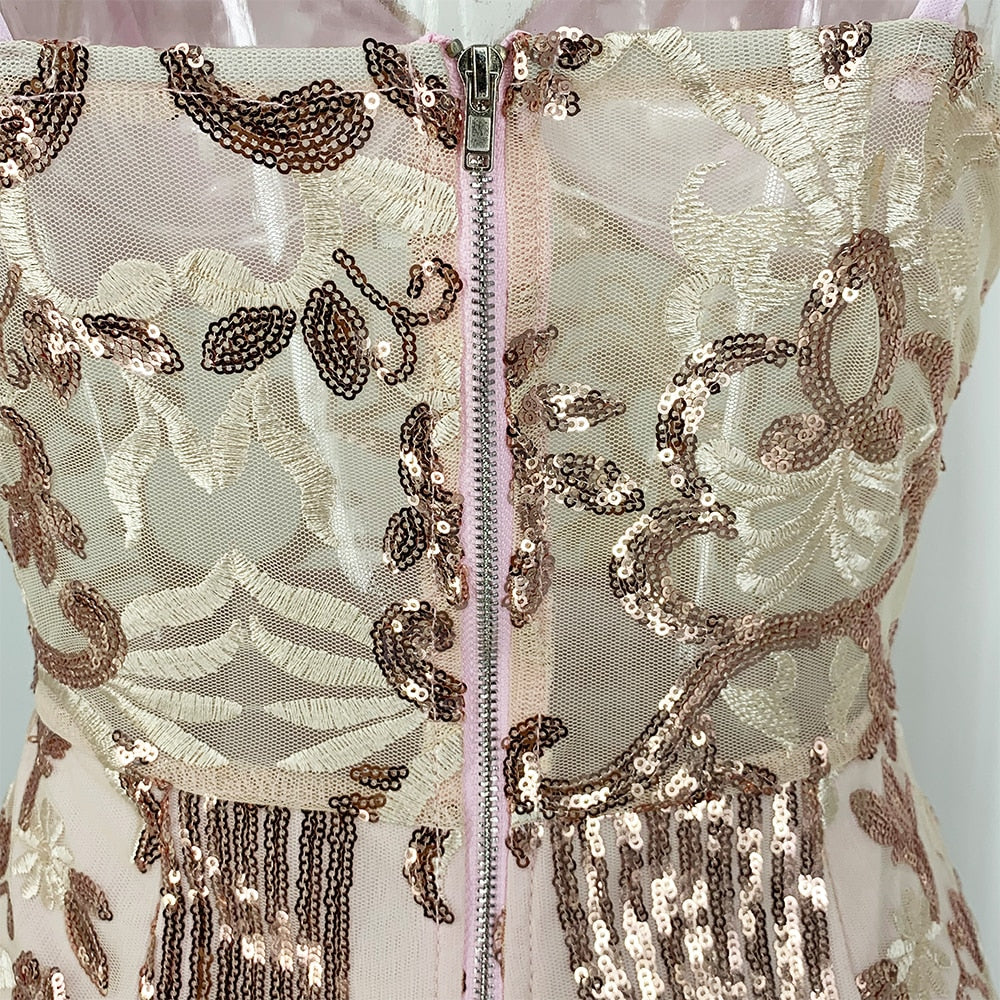 Birthday Sequin Dress (Rose Gold)