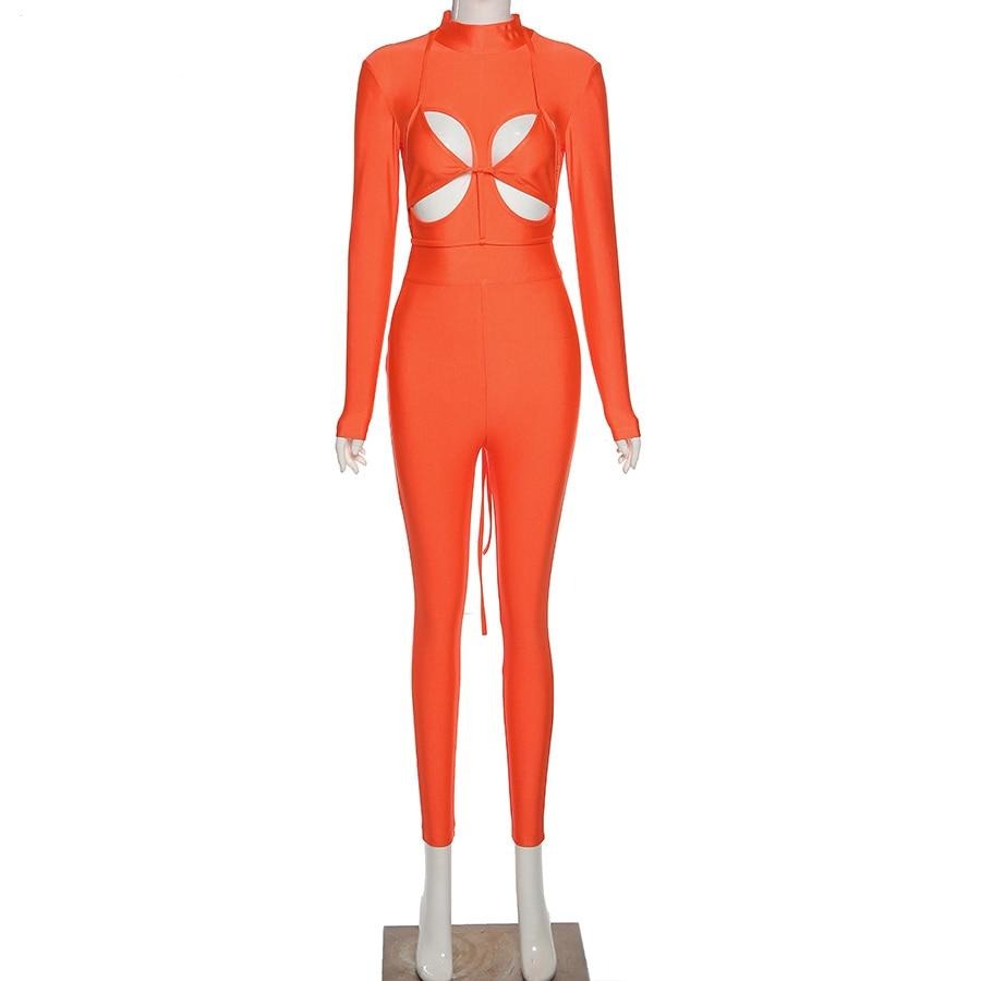 Baddie Spacewalker Jumpsuit (Orange)