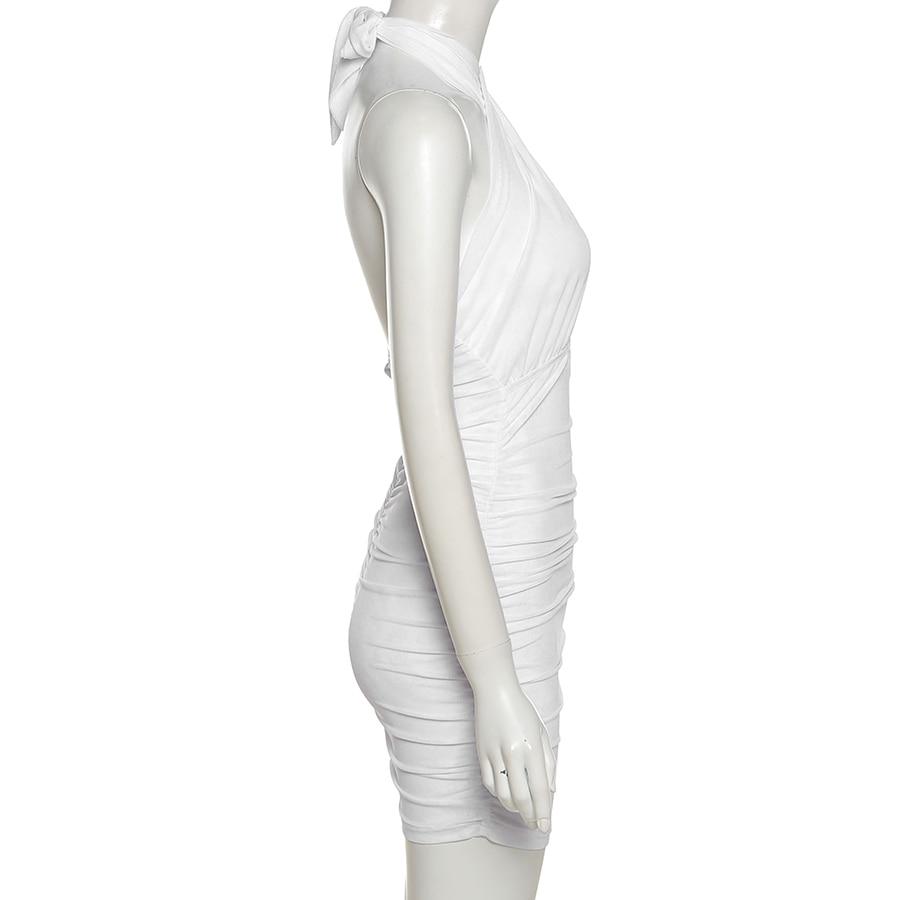 Alicia Mesh Dress (White)