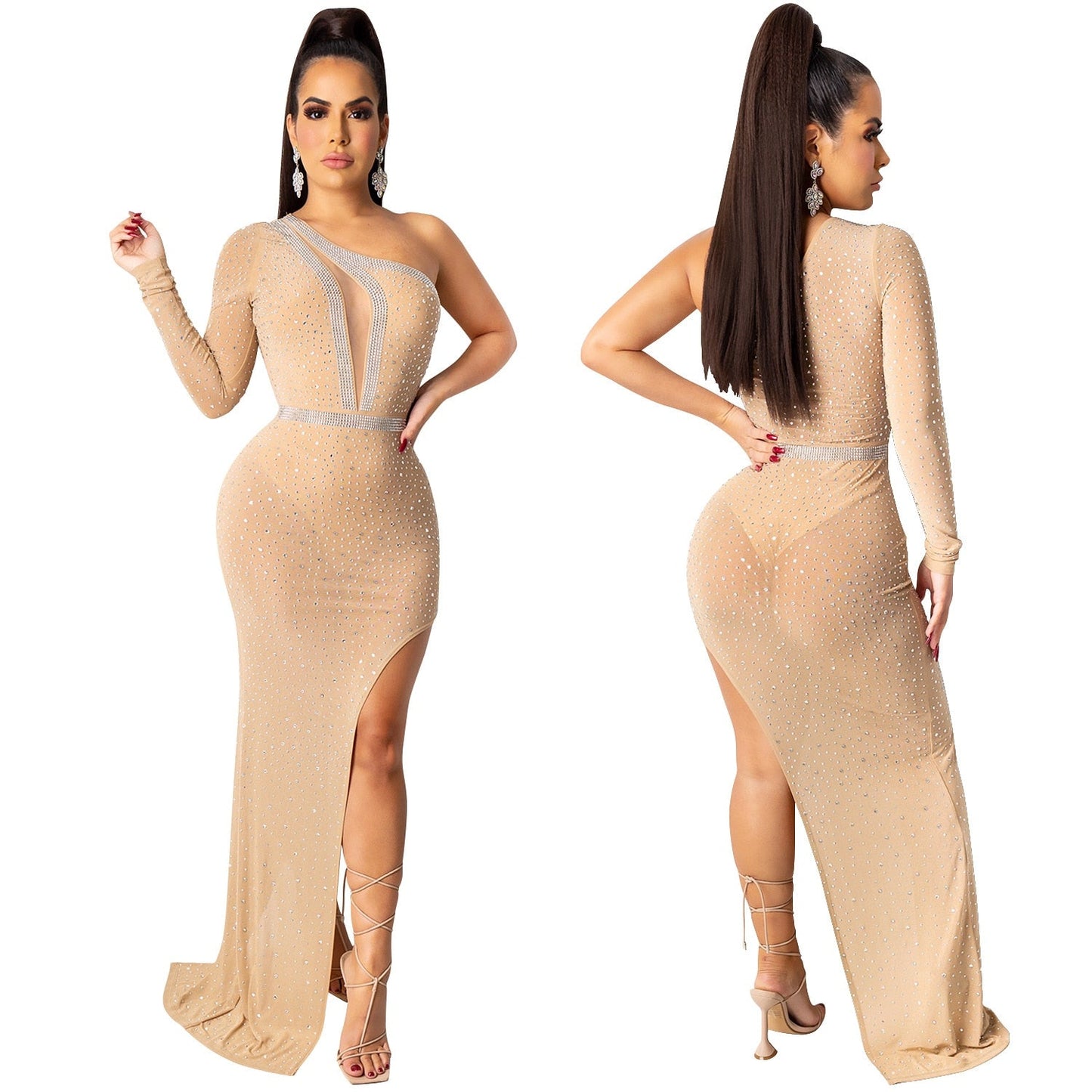 Kylie Dress (Nude)