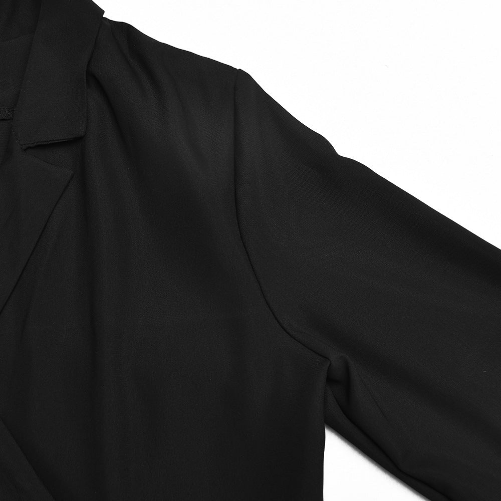 Croix Wrap Dress (Black)