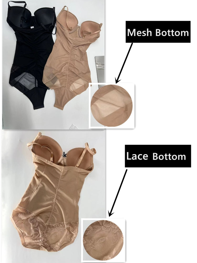 Shapewear Lingerie Bodysuit (Brown)