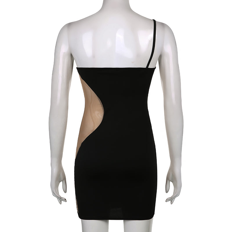 Eve Swirl Dress (Black)