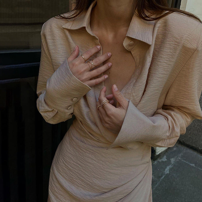 Andrea Slay Dress (Brown)