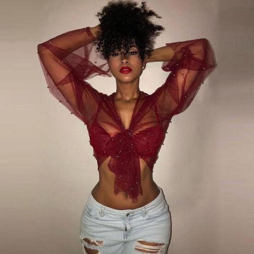 Pearl Mesh Top $1,100 - rome-fashion-house