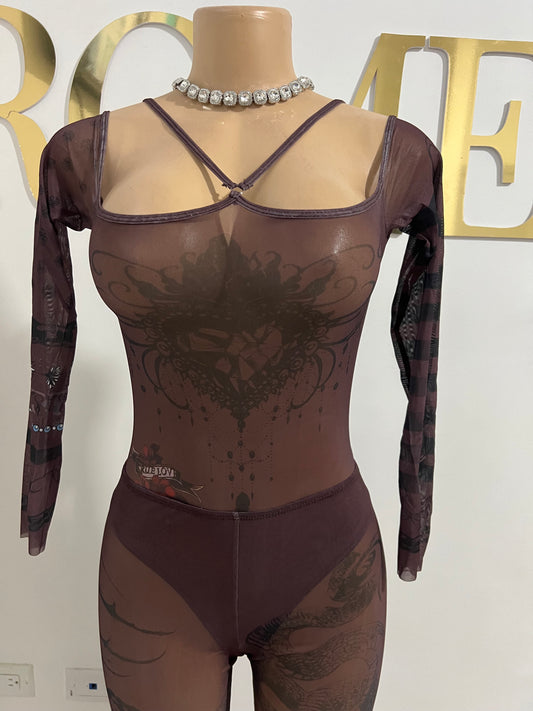 Ming 2 pcs Sheer Tights Set (Dark)