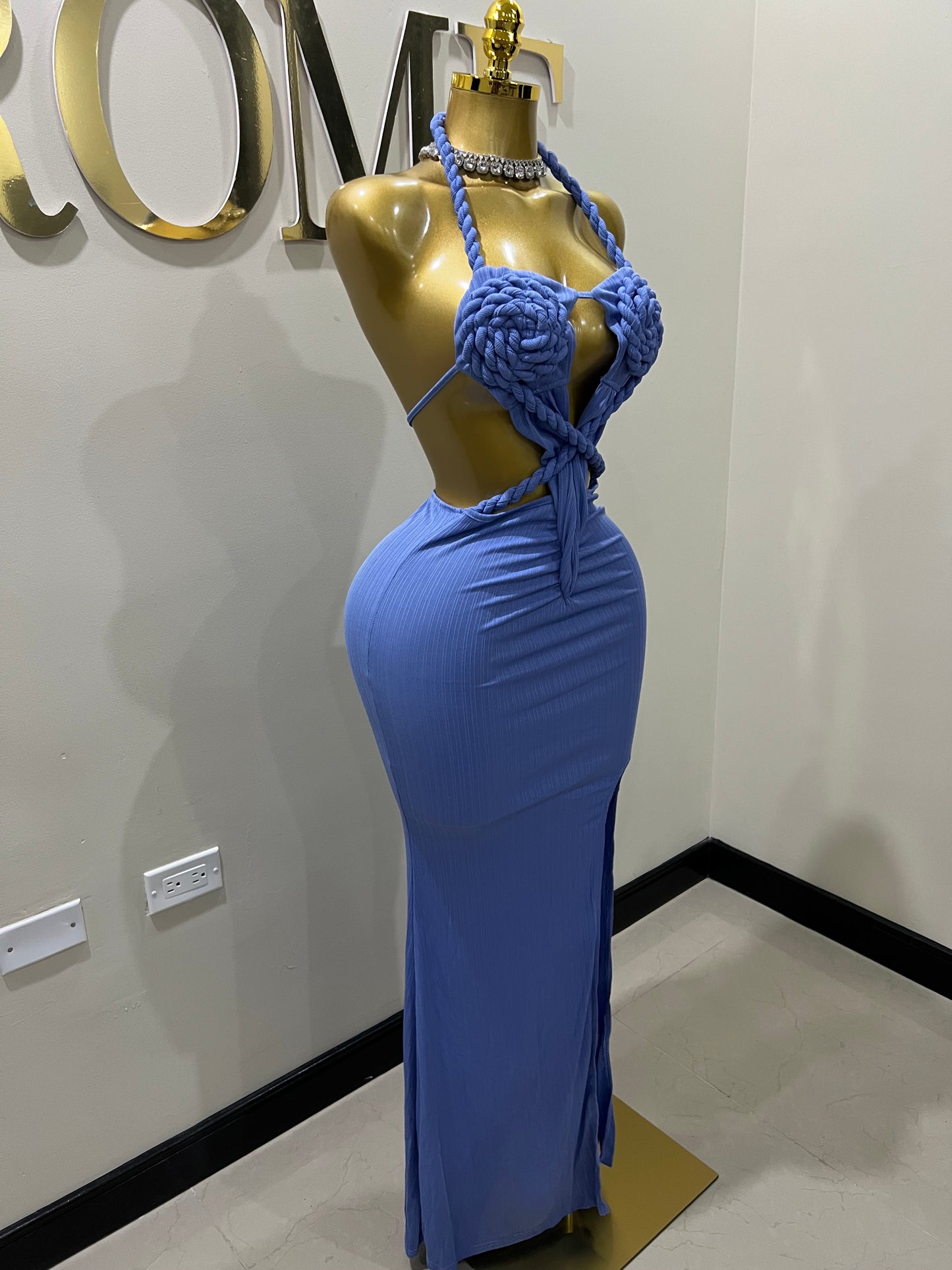 Athena Rope Dress (Blue)