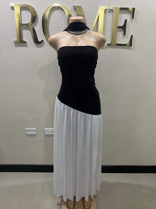 Nara Diana Solange Dress with Scarf